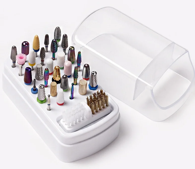 Efficiently Organize Your Tools with the Nail Art Drill Bit Storage Box - Image 3