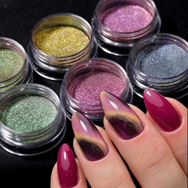 9D Cat Eye Magnetic Powder for Nails - Image 5
