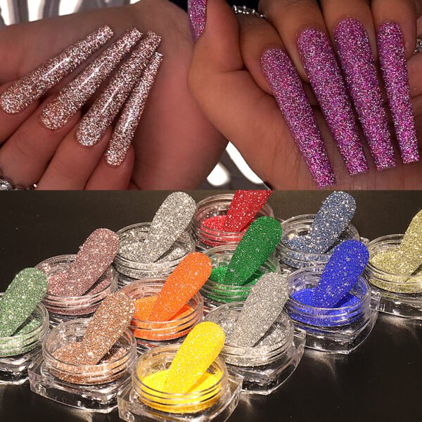 Reflective Flashy Nail Glitter Powder