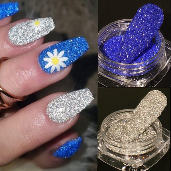 Reflective Flashy Nail Glitter Powder - Image 3