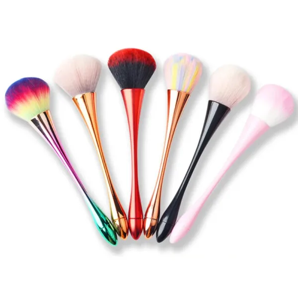Long Colorful Nail Art Puffy Brush - Image 2