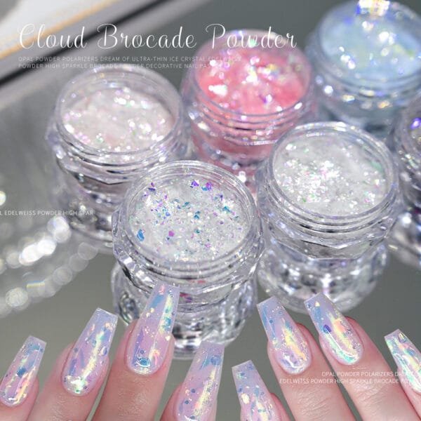 Chameleon Cloud Brocade Flakes Glitter Powder - Image 3
