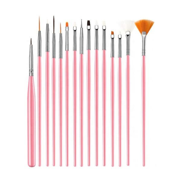 Nail Art Brush 15Pcs/Sets - Image 2