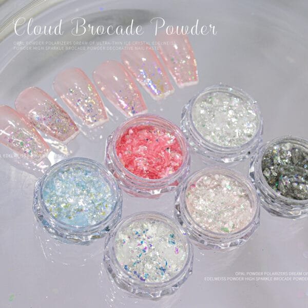 Chameleon Cloud Brocade Flakes Glitter Powder - Image 2
