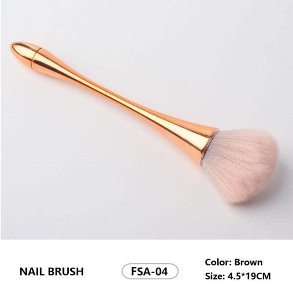 Long Colorful Nail Art Puffy Brush - Image 6
