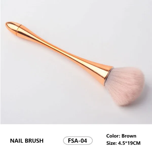 Long Colorful Nail Art Puffy Brush - Image 6