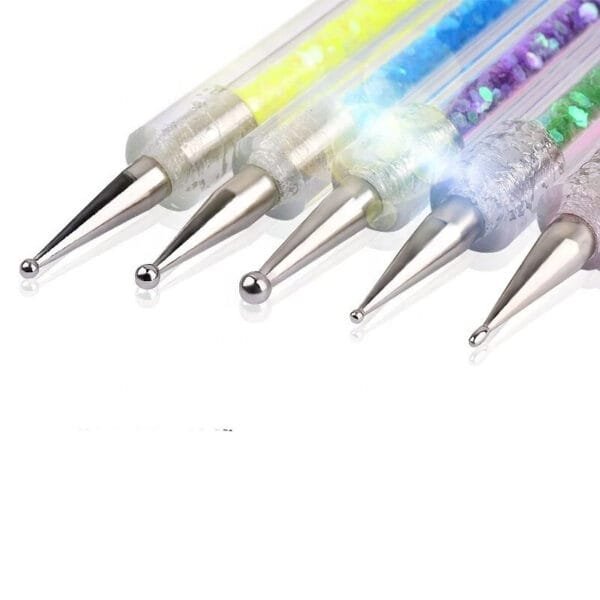 Nails Brushes With Dotting Tools 5Pcs/Sets - Image 5