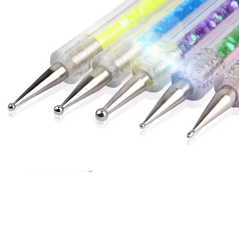 Nails Brushes With Dotting Tools 5Pcs/Sets - Image 5