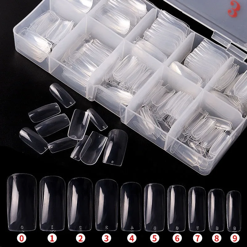 Nail Tips With Box Transparent - Image 3
