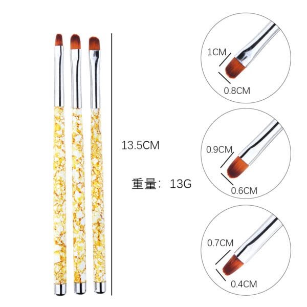 Gel Brush 3Pcs/Sets - Image 4