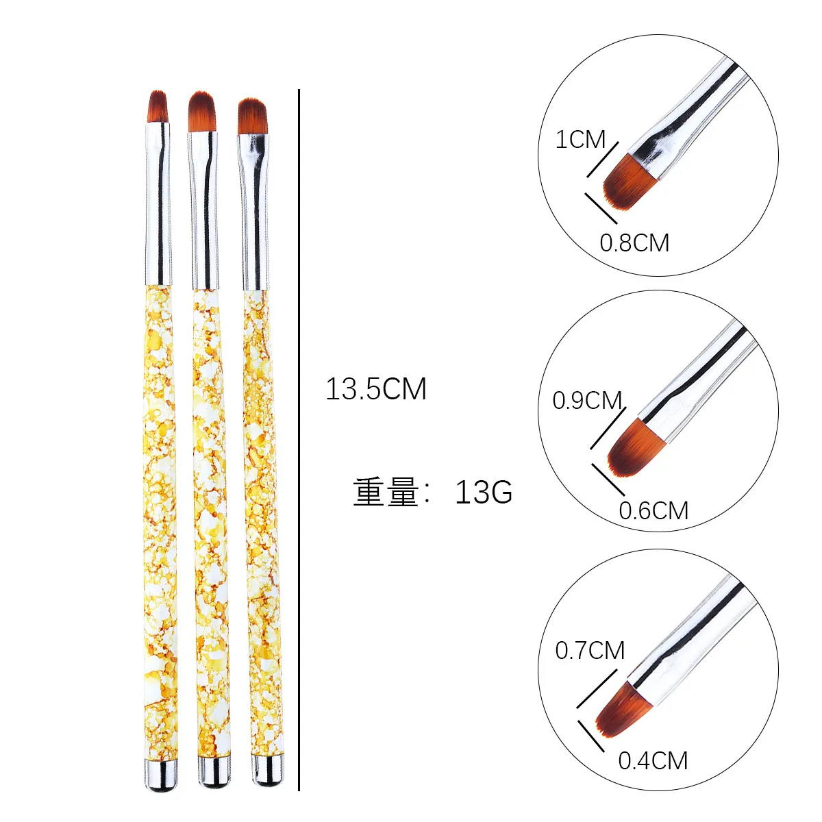 Gel Brush 3Pcs/Sets - Image 4