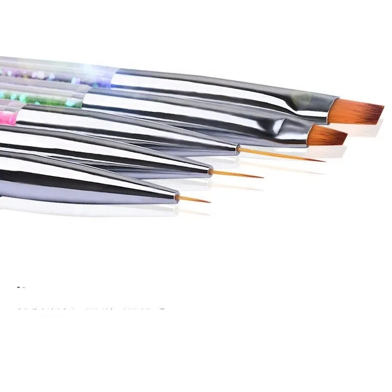 Nails Brushes With Dotting Tools 5Pcs/Sets - Image 6
