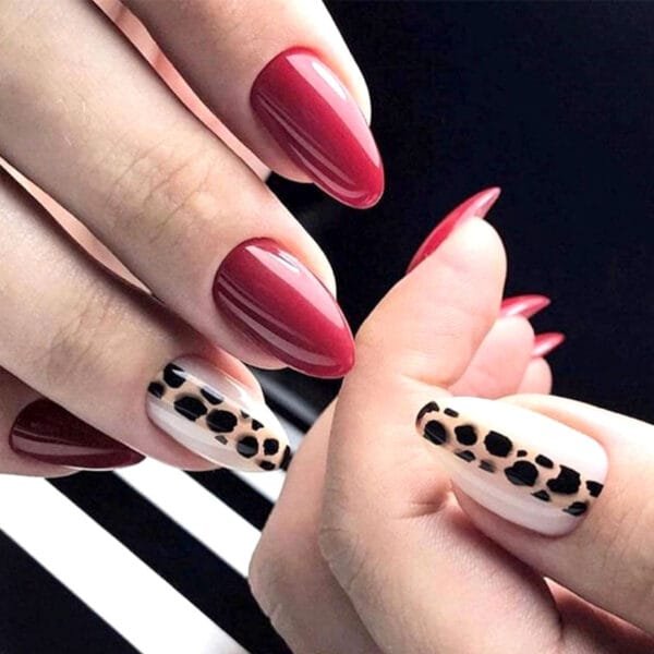 3D Leopard Animal Print Sliders Nail Art Sticker - Image 4