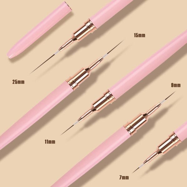 7/9/11/15/25MM Nail Liner Brush 5pcs/Set Nail Art Pen Brush from Rosaliya - Image 4