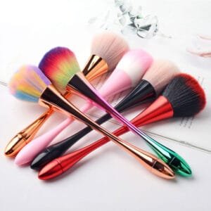 Long Colorful Nail Art Puffy Brush